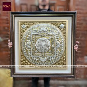 Mandala Silverplated Premium Frame 30"