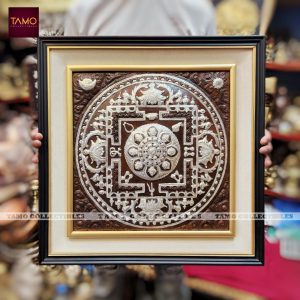 Mandala Chocosilver BG 2xFrame 22"