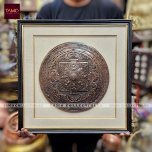 Mandala Chocolate BG Frame 22"