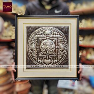 Mandala Chocosilver BG Frame 22"