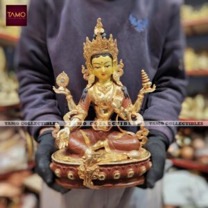 Laxmi Partially Goldplated 12"