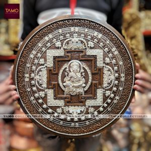 Ganesh Mandala Chocosilver Fine 15"
