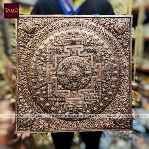 Panchabuddha Mandala Copper Fine 23"