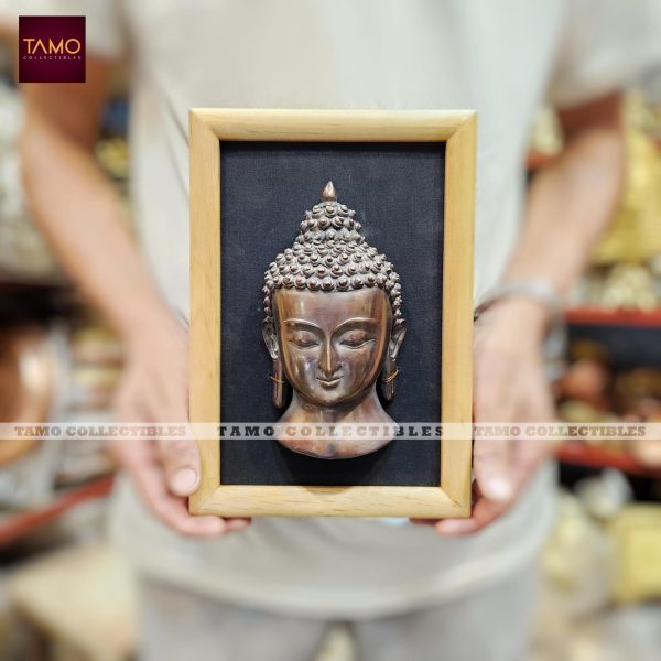 Buddha Mask Frame 7x10"