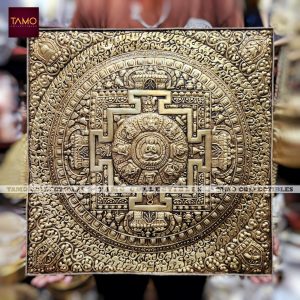 Panchabuddha Mandala Brass Fine 23"