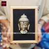 Brass Buddha Mask Frame 7x10"