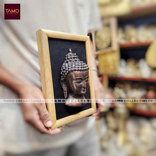 Buddha Mask Frame 7x10"