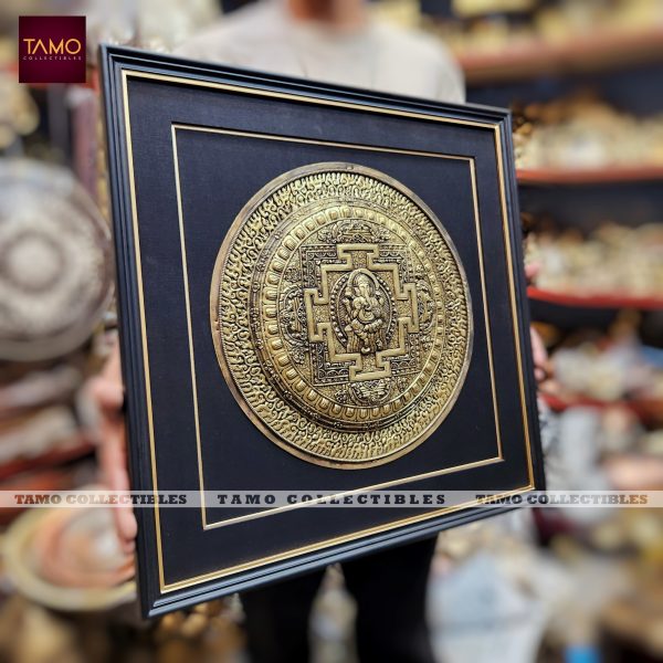 Ganesh Mandala Fine BG Frame 19"